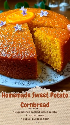 recipe with all the details and baking tips 👉 👉👉 https://recipemastermind.com/sweet-potato-cornbread/ | Cakecrafted Recipes