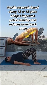 How often should you do glute bridges? #yoga #glutebridges #setubandhasana #viralshorts