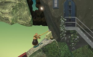 疫情严重出不去？假期在家太无聊？这款游戏拯救你！|《getting over it》实况，爬山，爬个锤子！