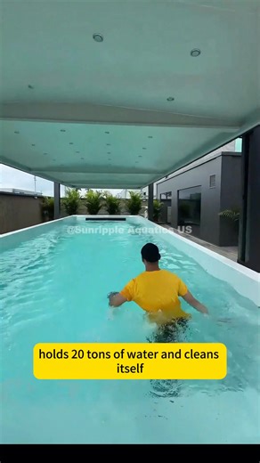 1.3K views | A ready-made swimming pool can be installed in just 10 square meters. Simply place it on the ground and connect it to water and electricity to start swimming.#swimingpool #smartpool #luxuryhomes #diypool #smartswimingpool #heatedpool #indoorpool #roofpool #poolgoals #pooltech #dreamhome | Sunripple Aquatics US | Facebook