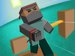 Play Blocky Parkour Ninja | Free Online  Games. KidzSearch.com