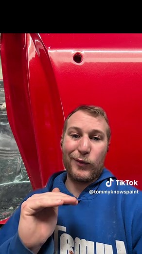 How to fix a burn through when you are wet sanding & buffing your project! 🎨This color is bloodstain from @The Spray Source #thespraysource #alphaautomotivepaint #greenscreen