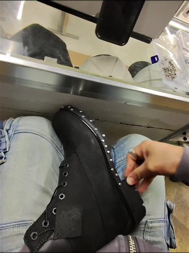 Custom pair of timberlands #fyp #customized #timberlands