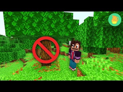 Minecraft But I CAN’T Chop Down ANY Trees…
