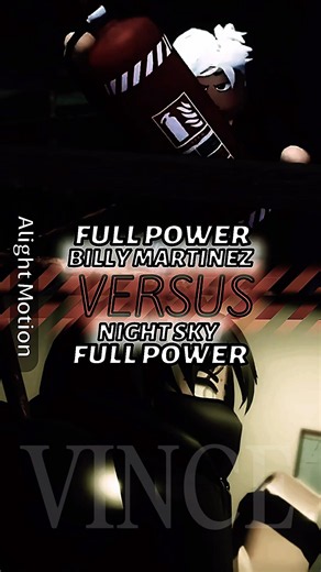 Billy vs Night Full Power #wis #alightmotion