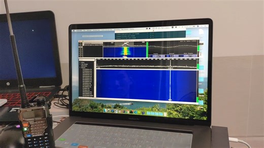 UV-5R、 RTL-SDR 软件无线电守听长沙市业余无线电台网点名