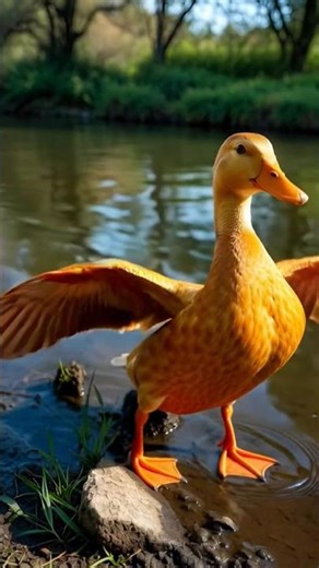 🦆 Golden Duck Natural Voice | Peaceful Duck Sound in Nature