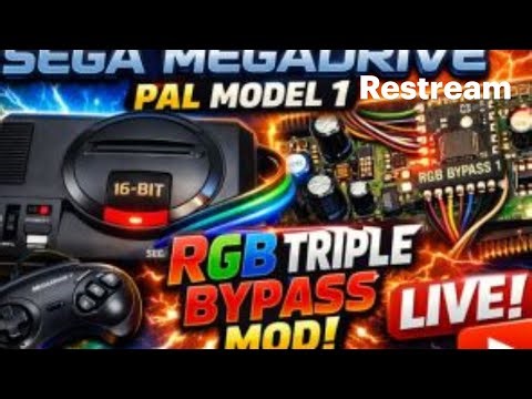 🚀 La Mega Drive PAL peut-elle avoir l’image parfaite ? RGB Triple Bypass LIVE