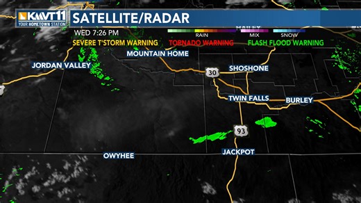 Not 100% sure this was a prescribed fire (but leaning in that direction), but presumably a fire in far Western Owyhee County has resulted in some smoking spreading to the east this evening. If the sky has a little bit of a tint to it within Twin Falls County (especially looking west), there is a good reason it is from what I assume is a fire. | Meteorologist Eric Brill