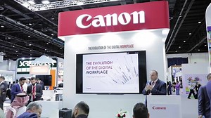 67K views · 395 reactions | Did you catch the reveal of Canon's Office Insights Report at #GITEX2018? If not, watch the findings by Ayman Aly here #CanonME هل شاهدت تقرير كانون خلال فعاليات معرض #جيتكس2018؟ لا! حسنًا تعرّف على التقرير مع أيمن علي هنا: | Canon Middle East | Facebook