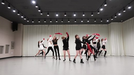 IZONE La Vie en Rose MAMA练习室，“尬舞版”+红手绢版 ——第48套普拉提，IZ ONE，IZ*ONE