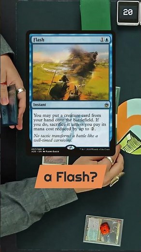 ALWAYS fear the FLASH 🤯 #mtg #duelcommander #magicthegathering #bitzelberg