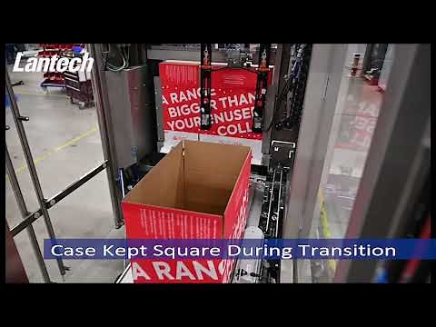 Lantech inline case errector CI1000 Tape