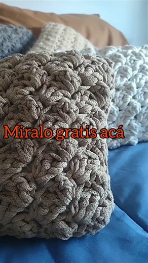 Funda fácil de almohadón a crochet #crochettutorial #crochet #almohadon #decoration