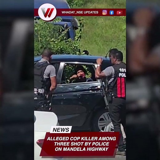 ALLEGED COP KILLER AMONG THREE SHOT BY POLICE ON MANDELA HIGHWAY #jamaica #jamaicaconstabularyforce