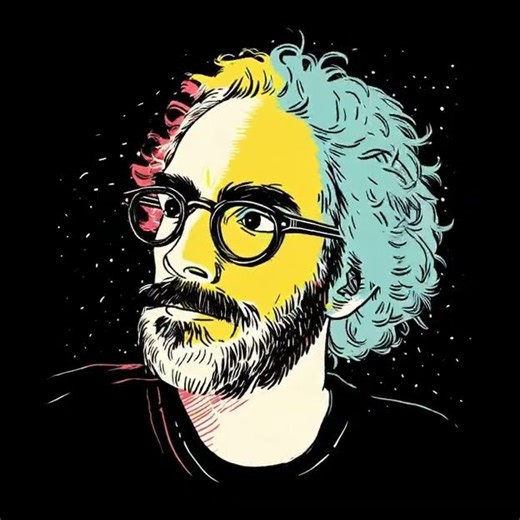 Retro Ink Spectrum | Midjourney Prompts, Styles, AI Tutorials on My Patreon! #portrait #art #drawing