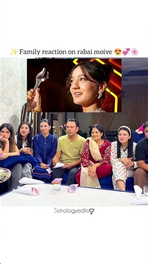 ✨ Family reaction on rabai moive 😍💞🌸 #sistrology #love #edits #song #fyp #sisterlogy