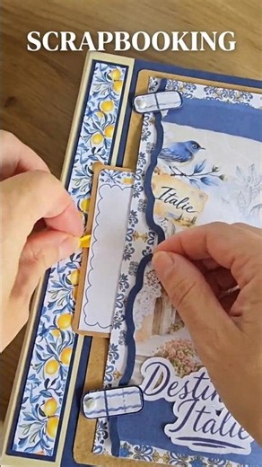 Aperçu Folio La dolce Vita , vacances en Italie, #scrapbooking