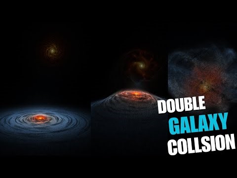 [4K] Two Galaxies Collide | 10 MILLION PARTICLES