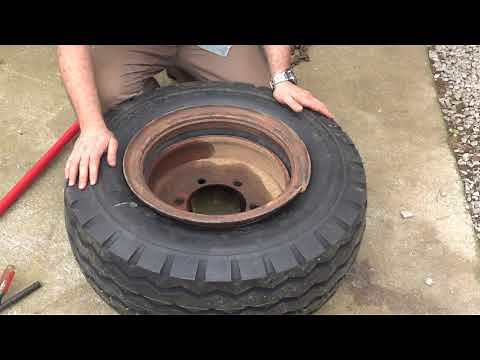 Mounting Split Rim Tire