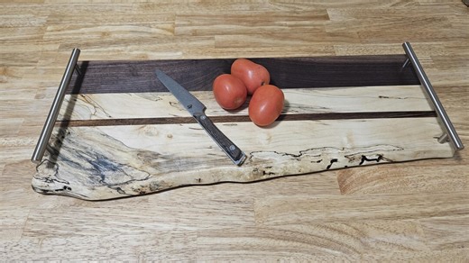 Planche de charcuterie, Live Edge Spalt Maple - Etsy France