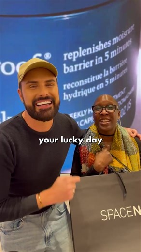Rylan's Supermarket Sweep Surprise at Space NK