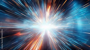 futuristic abstract tunnel virtual digital backgrounds, illustrating the transformative power of 5G technology, generative ai