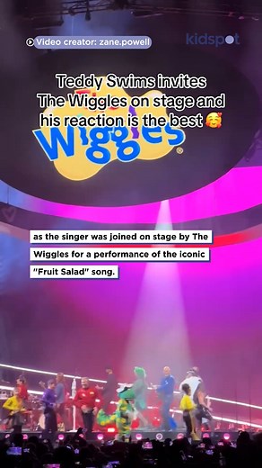 Teddy Swims teams up with The Wiggles for a performance full of joy and surprises. Video creator: zane.powell / TikTok | Kidspot