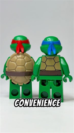 LEGO Ninja Turtles Have Two Shells… #lego #legos #shorts