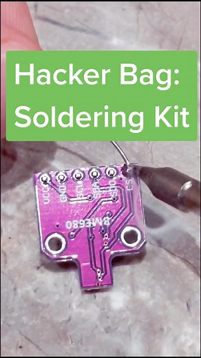 What do #hackers carry everyday? Meet my #soldering kit for #electronics #prototyping & #hacking! #ts80 #nullbyte #hak5 #retia #hackbyte