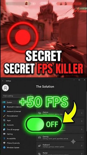 This Hidden Windows Setting Is Ruining Your FPS #shorts