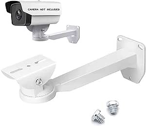 11.8" CCTV Security Camera Wall Mount Bracket, Universal Indoor Outdoor Wall Mount CCTV Security Camera Housing Mounting Bracket for CCTV Surveillance Camera (Wall Mount Bracket)