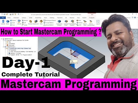 Mastercam 2023 Programming | Mastercam 2023 tutorials