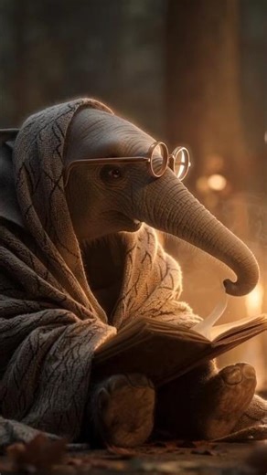 Elephant Wisdom in Forest 🐘 Cinematic Short#shorts