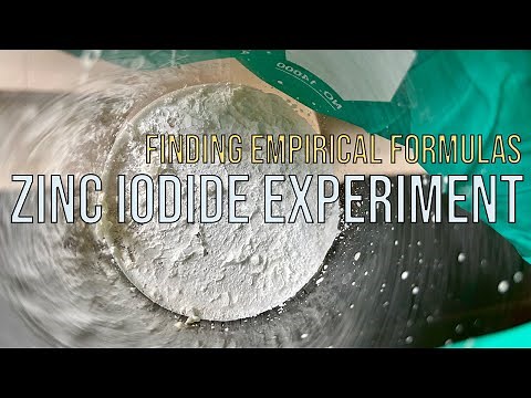 Finding the Empirical Formula For Zinc Iodide - General Chemistry Experiment