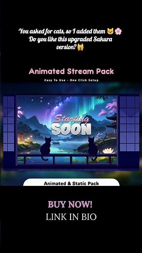 Cutttty Cats Stream Overlay #streamingoverlay