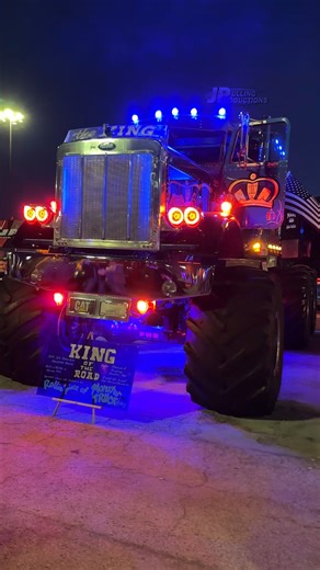 "King of the Road" 1979 Peterbilt Monster Truck - #MonsterTruck #MATS2023 #TruckingShow #TruckShow #Peterbilt | JP Pulling Productions