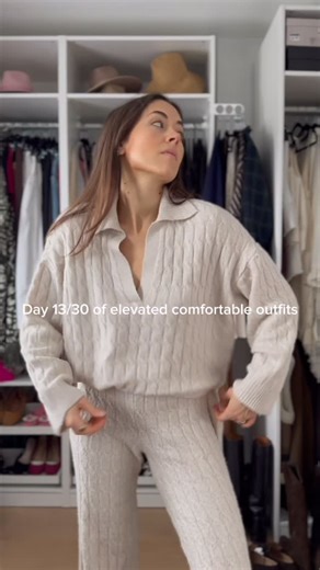 Amy Ramirez on Instagram: "Day 13. This is one outfit that I repeat a lot when wanting to feel comfortable and cozy but still put together. #outfitinspo #outfitinspiration #outfitideas #whattowear #winteroutfitideas #easyoutfit #londonstyle #mumstyle"