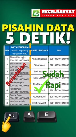 HARI GINI MASIH PISAHIN DATA MANUAL DI EXCEL? KUNO, LUR!