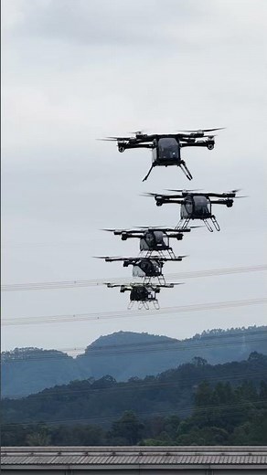XPENG’s aircraft fleet conducts synchronized test flights at our Guangzhou manufacturing base