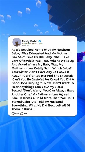 As We Reached Home With My Newborn Baby, I Was Exhausted And My Mother-In-Law Said: Give Us The Baby | Gaming Guru