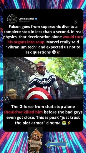 Real Physics Says Falcon's Dead Before He Lands 💀