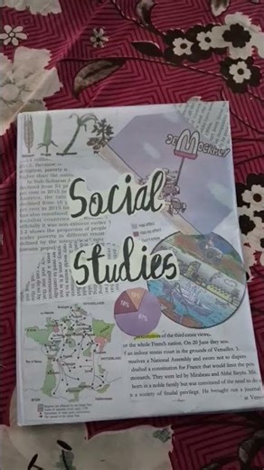 social studies notebook front page design ideas 💡