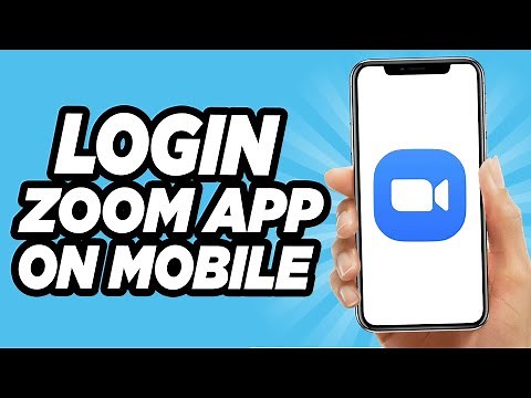 How To Login On Zoom App On Mobile - EASY!