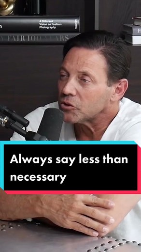 Always say less than necessary @wolfofwallstreet #robertgreene #booktok #business #books #philosophy #edutok #foryoupage #fypシ #foryou