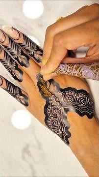 New henna stencils 😍 buy from https://hennabynaureen.com/collections/the-aroosa-collection