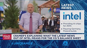 Jim Cramer looks at the latest news out of Intel and how it impacts the balance sheet