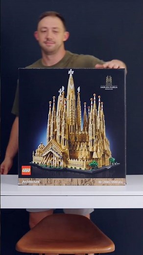 The LEGO Architecture Sagrada Família is now the LARGEST LEGO set ever produced! #lego #gifted
