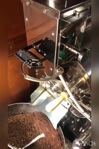 Coffee roasting process in Thailand from local producers