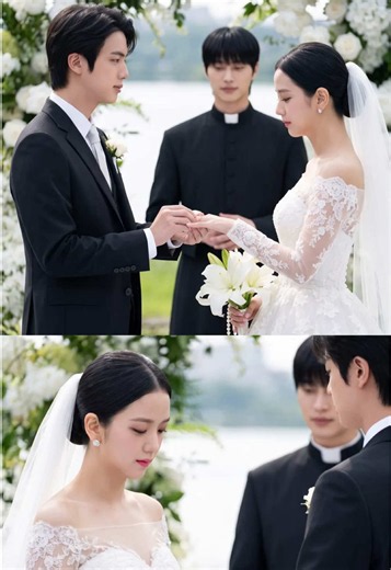 An everlasting promise, wrapped in the quiet elegance of destiny🤍💍 #jinsoo #seokjin #jisoo #fyp
